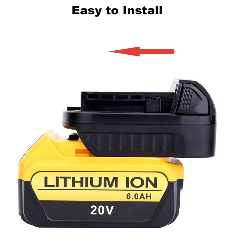 Adapter Compatible for 20V Max Battery to Replacement for 18V Battery, DW18ML Adapter Durable. 