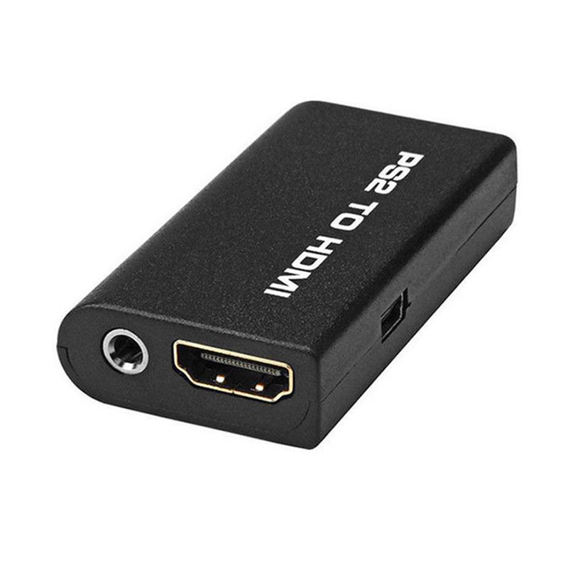 THGS HDV-G300 PS2 to HDMI 480i/480p/576i Audio Video Converter Adapter with 3.5mm Audio Output Supports All PS2 Display Modes. 