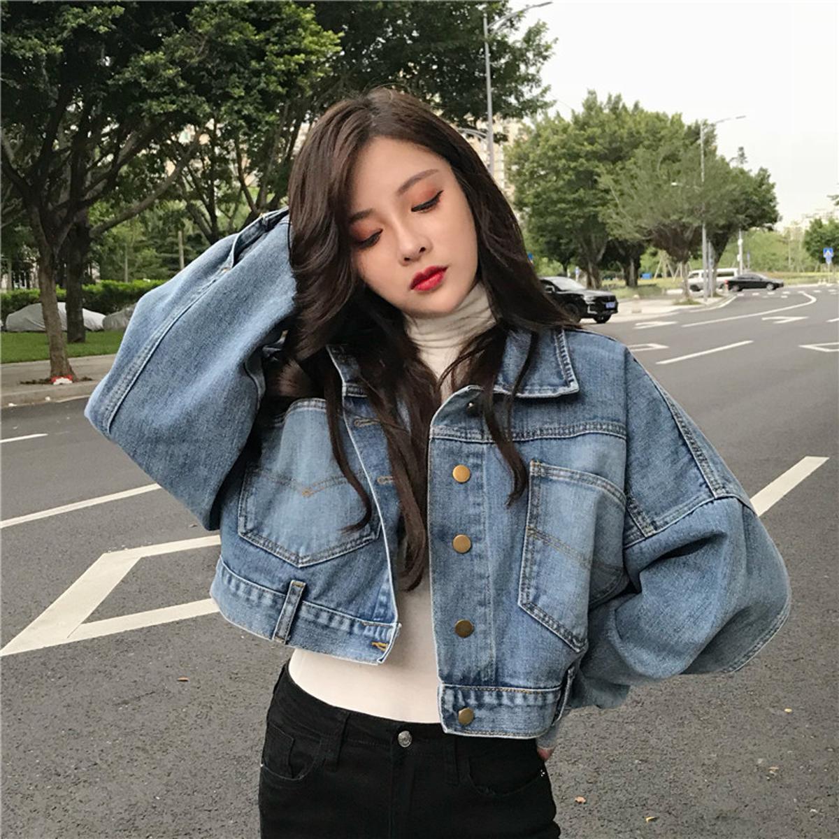 Denim jacket style on sale girl