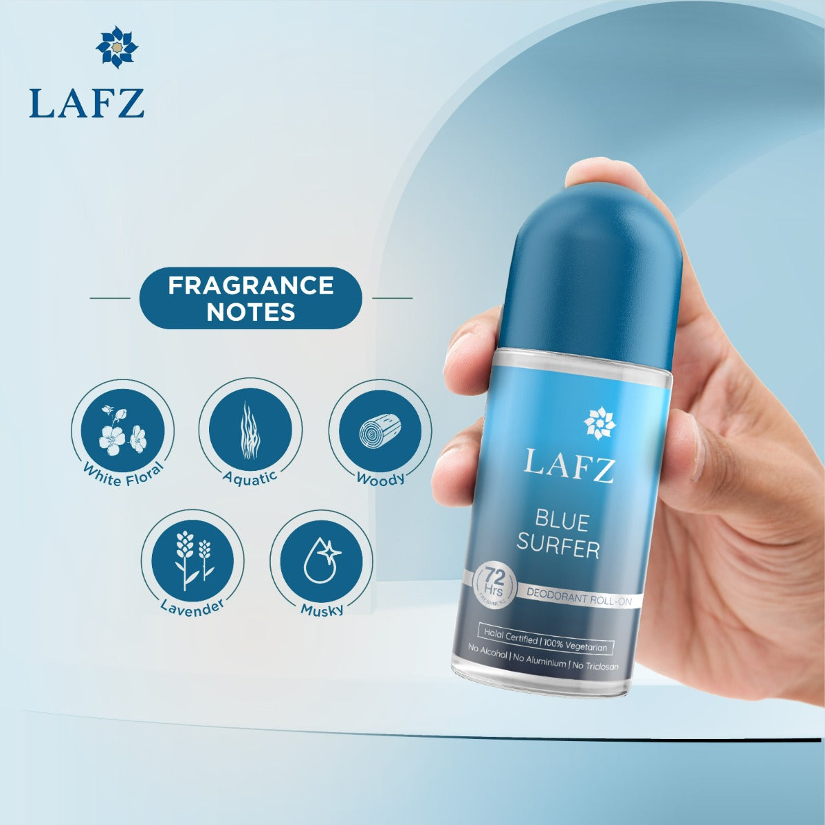 Buy LAFZ No Alcohol Roll On Deodorant Blue Surfer for Men (50ml) Online at  Best Price in Bangladesh | OhSoGo – OHSOGO