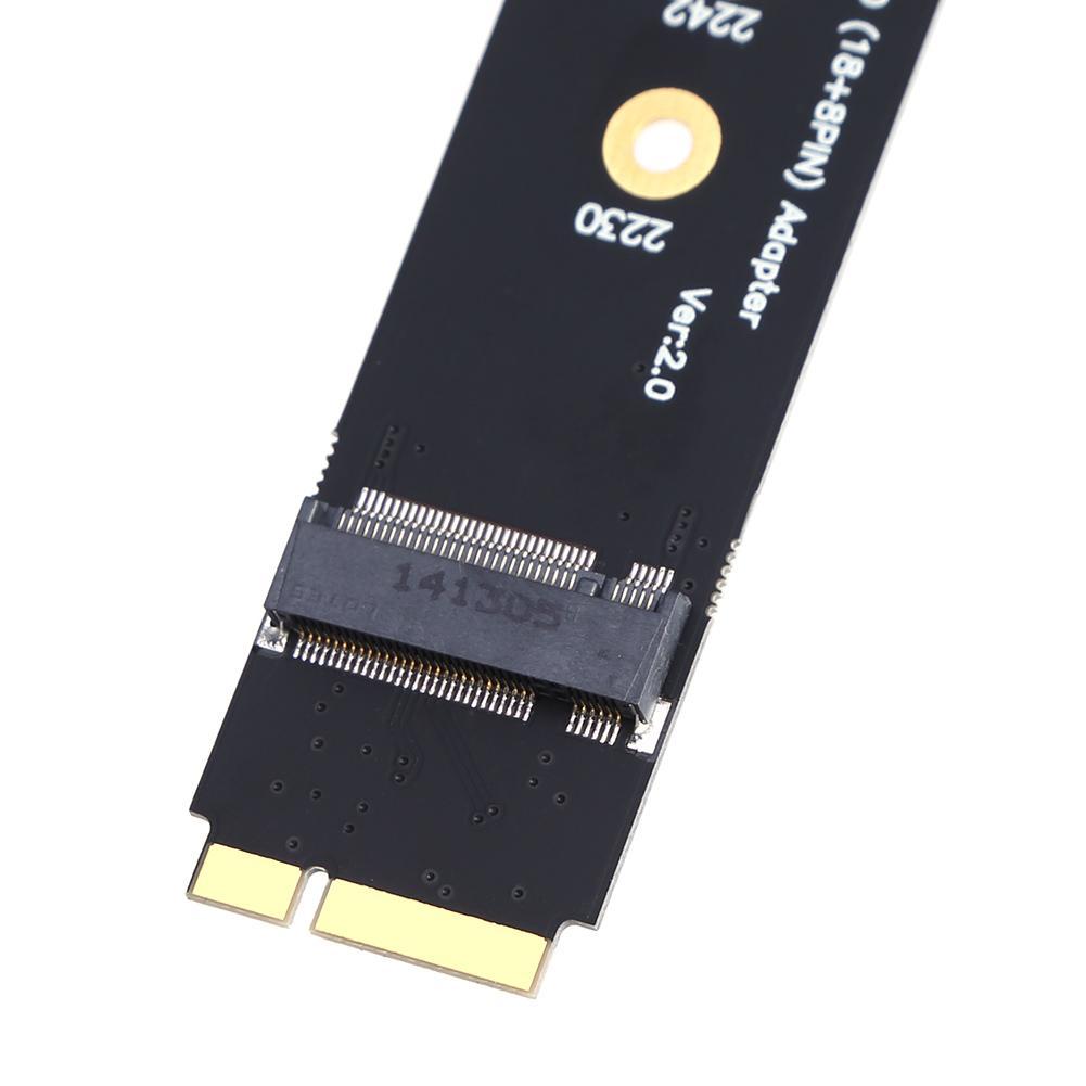 Vktech M.2 NGFF SSD to 18+8pin SSD Adapter Card for MacBook Air 2012 A1465 A1466. 