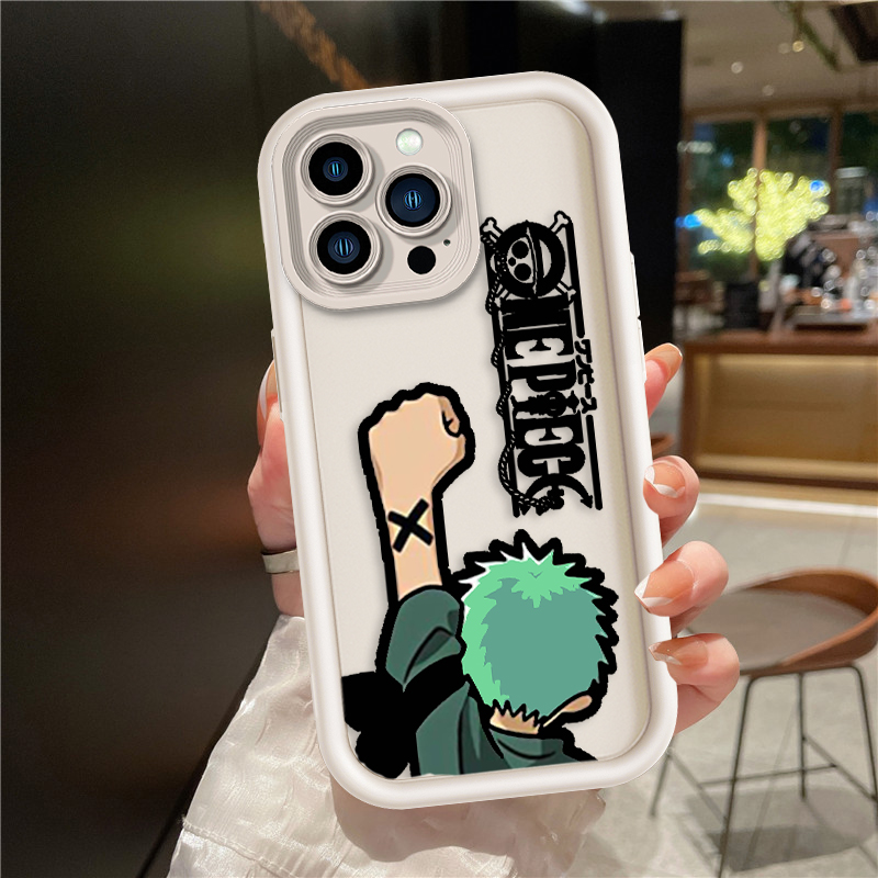 Art Anime One Pieces For Apple iPhone 15 14 13 12 11 Mini XS XR X 8 7 Pro Max Plus Soft Eye Ladder Phone Case