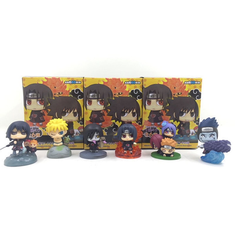 Naruto Blind Box Doll 1-7 Generation 6 Custom High Quality Naru-to Anime Figure Toy Action Figure Decoration Model Toys Bruco. 