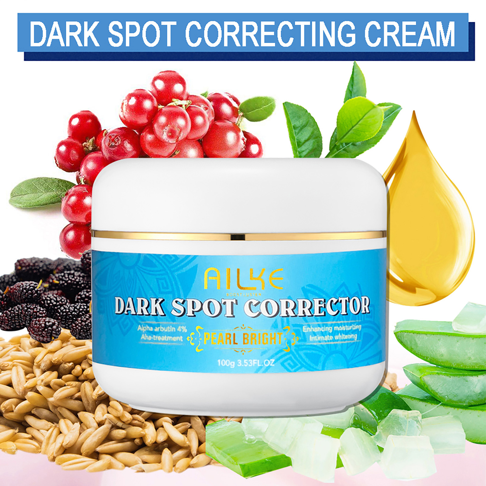 AILKE Multi Vitamin Whitening Body Lotion,With Vitamins A,E,B3,B5, Increase Skin Radiance,Even Skin Tone,Daily Moisturizer Cream. 