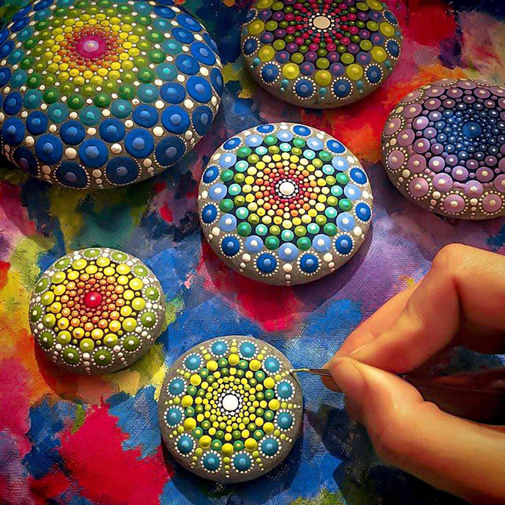 24X Mandala Dotting Tools Set for Painting Rocks,Painting Rocks