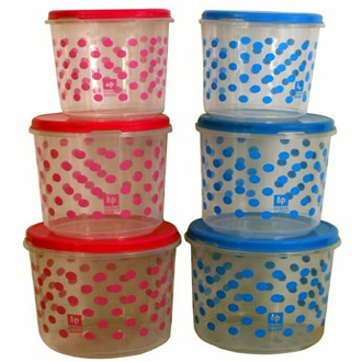 Plastic Container Set - 3pcs