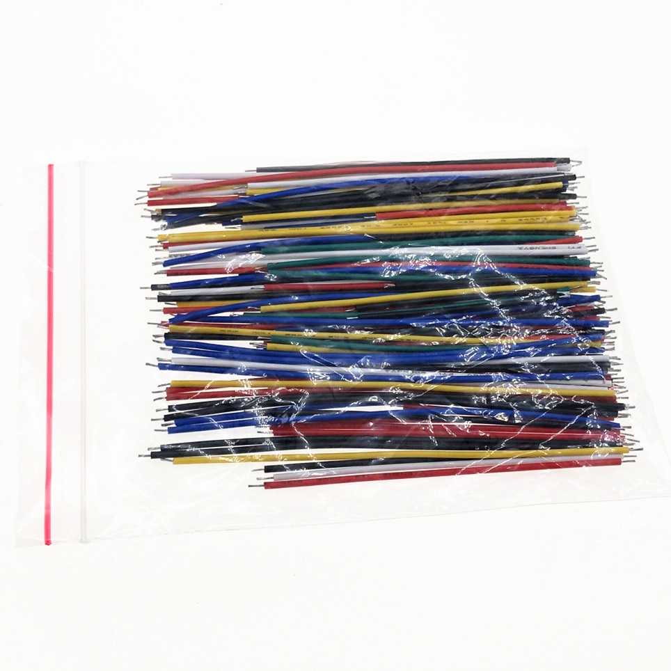 【Hey my home】Breadboard Jumper Cable Wires Kit Tinning Double Tinned Component Pack 13 Types 10 Pcs each 5CM 10CM. 