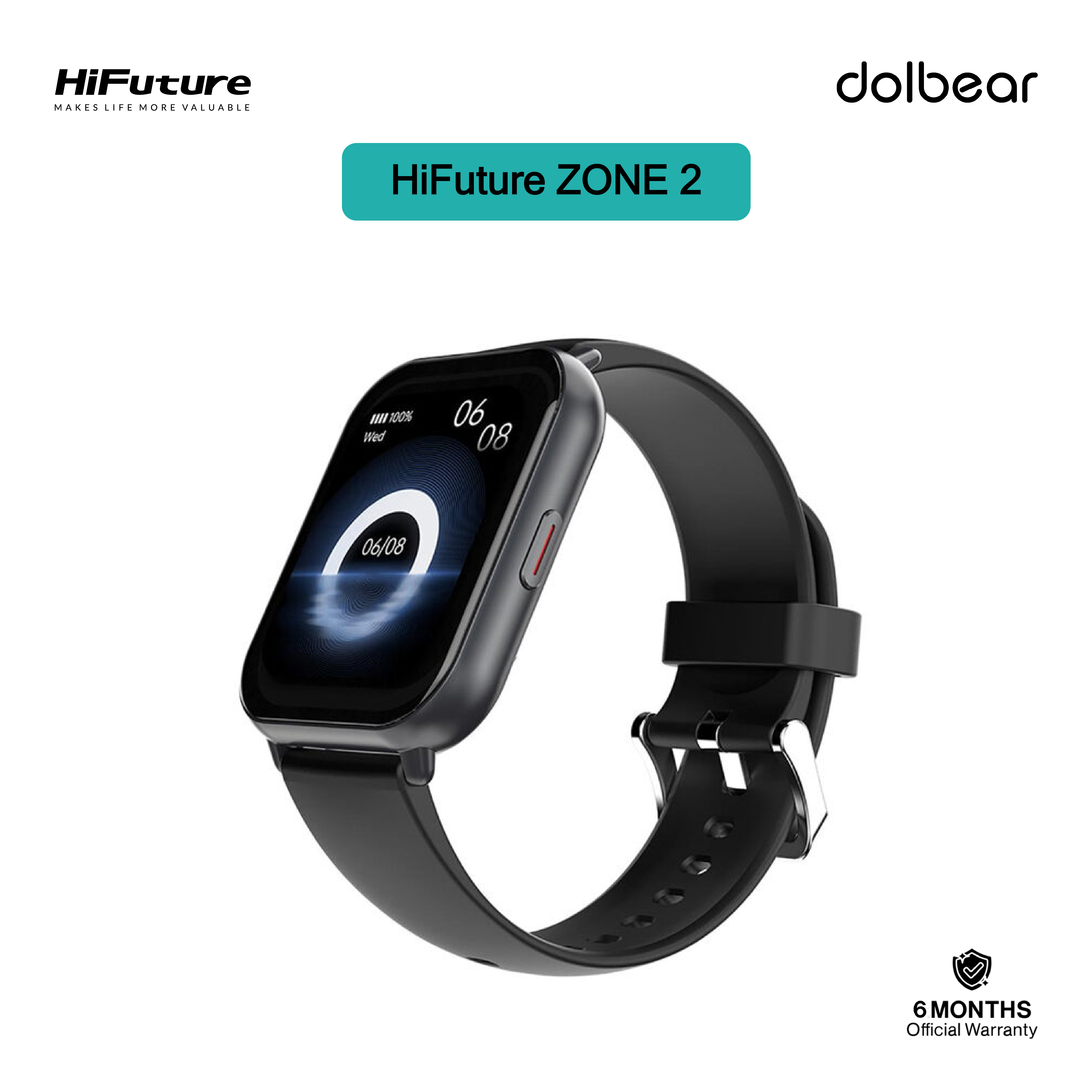 HiFuture ZONE 2 Bluetooth Calling Smartwatch. 