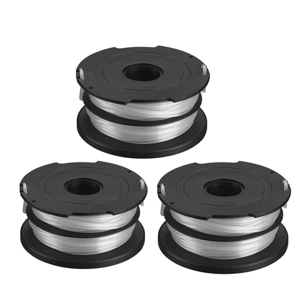 3 Pack String Trimmer Spools for BLACK+DEACKER DF-065 DF-065BKP GH700. 