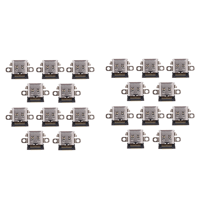 TWEXQNY 20X USB Type-C Charging Port Charger Socket Connector Repair Switch