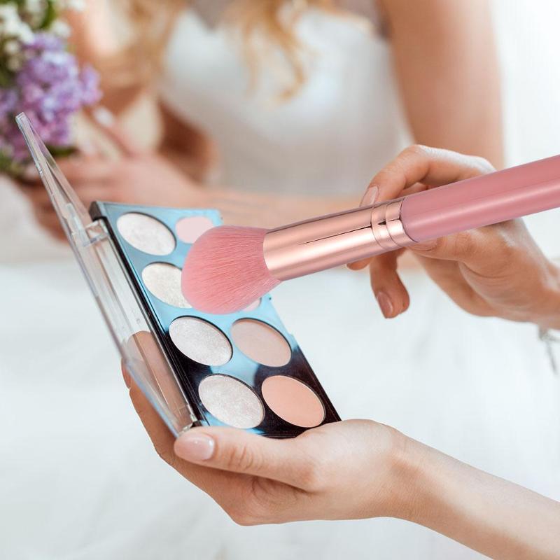 Multi-Use Flame Makeup Brush Contour Highlight Powder Face Cosmetic Beauty Tool Convenient for Greatly Improve Efficiency. 
