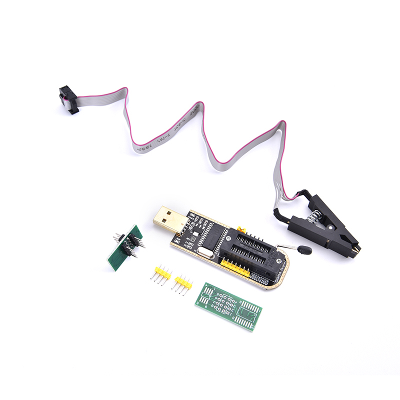 CH341A 24 25 Series EEPROM Flash BIOS USB Programmer Module + SOIC8 Test Clip cnx