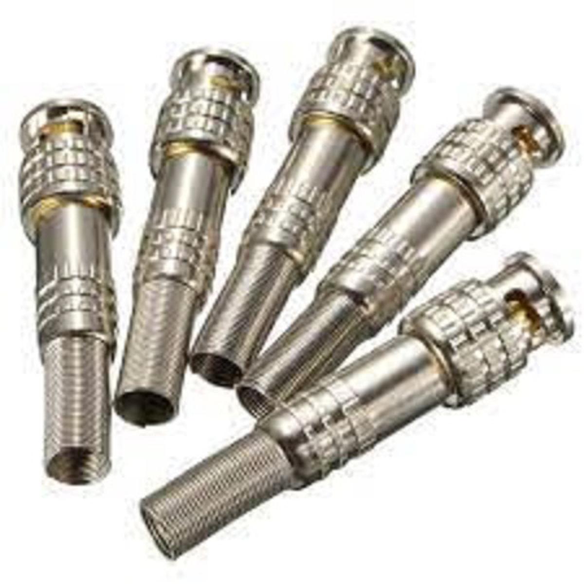 5 pcs BNC Connector Jack For Cctv Camera VNC Jack Hi quality