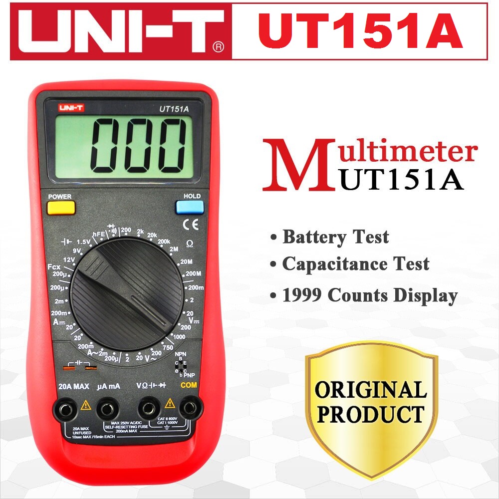 UNI-T UT151A Modern Digital Multimeter - Kings Trading. 
