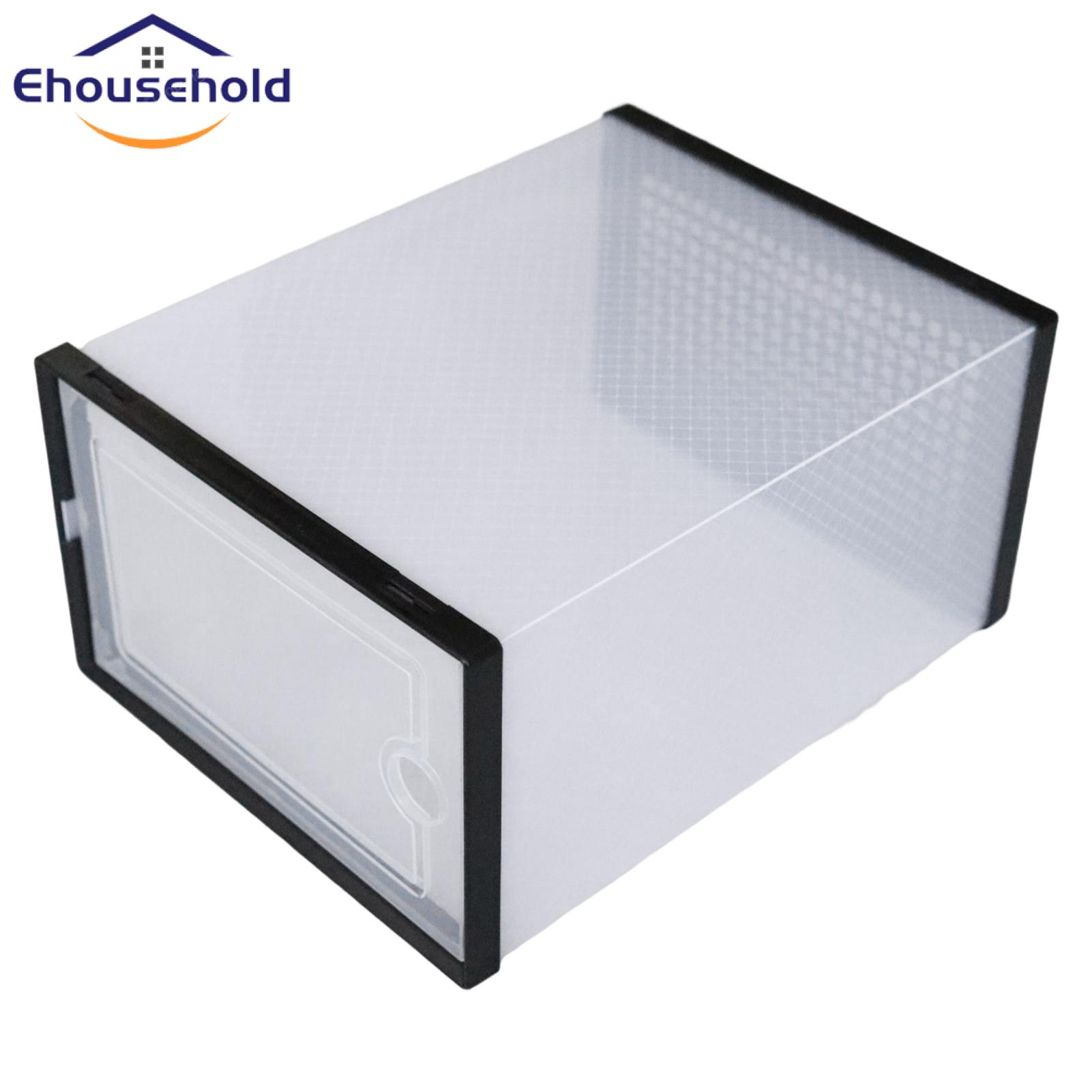 Transparent Shoe Box Maximize Storage Space with Clear Stackable Shoe Box Eco-friendly Transparent Shoes Container for Organizing Durable Shoe Boxes. 