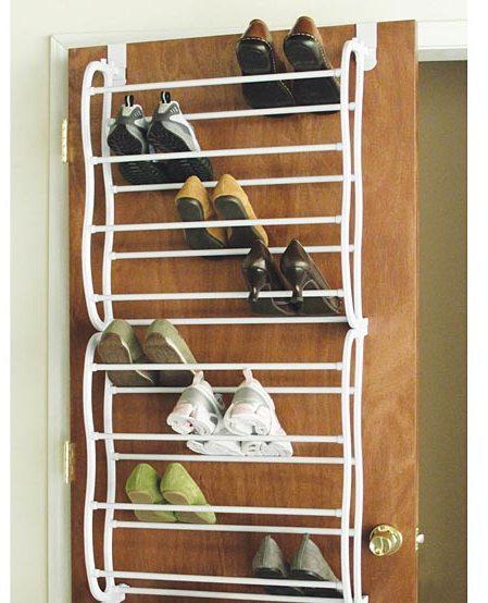 Over The Door Hanging Shoe Rack 24 Pair