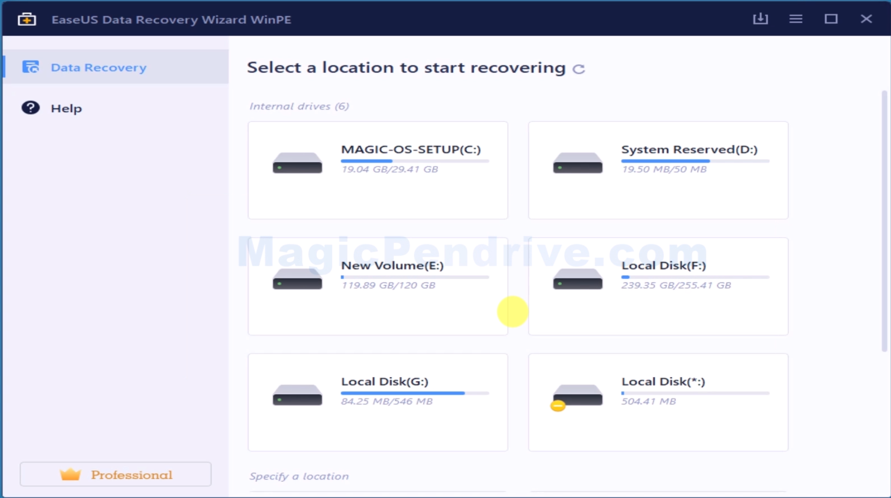 Magic Pendrive - Genuine Windows Data Recovery Antivirus Bootable Pen Drive - 128 GB ALL IN ONE COMPUTER SOLUTION DEVICE. 