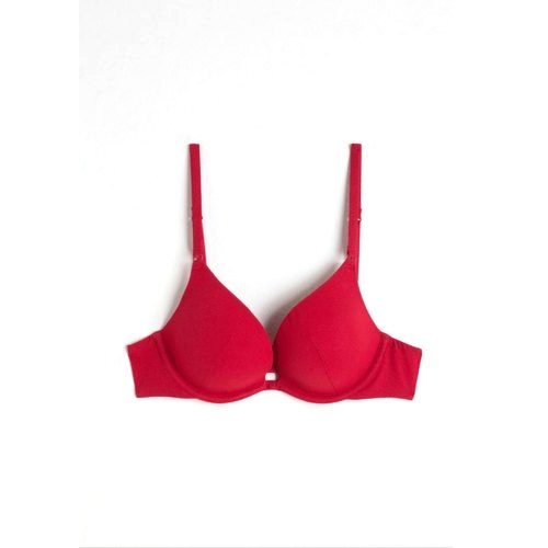 Red Colour Soft Foam Bra For Women -01 Piece. 