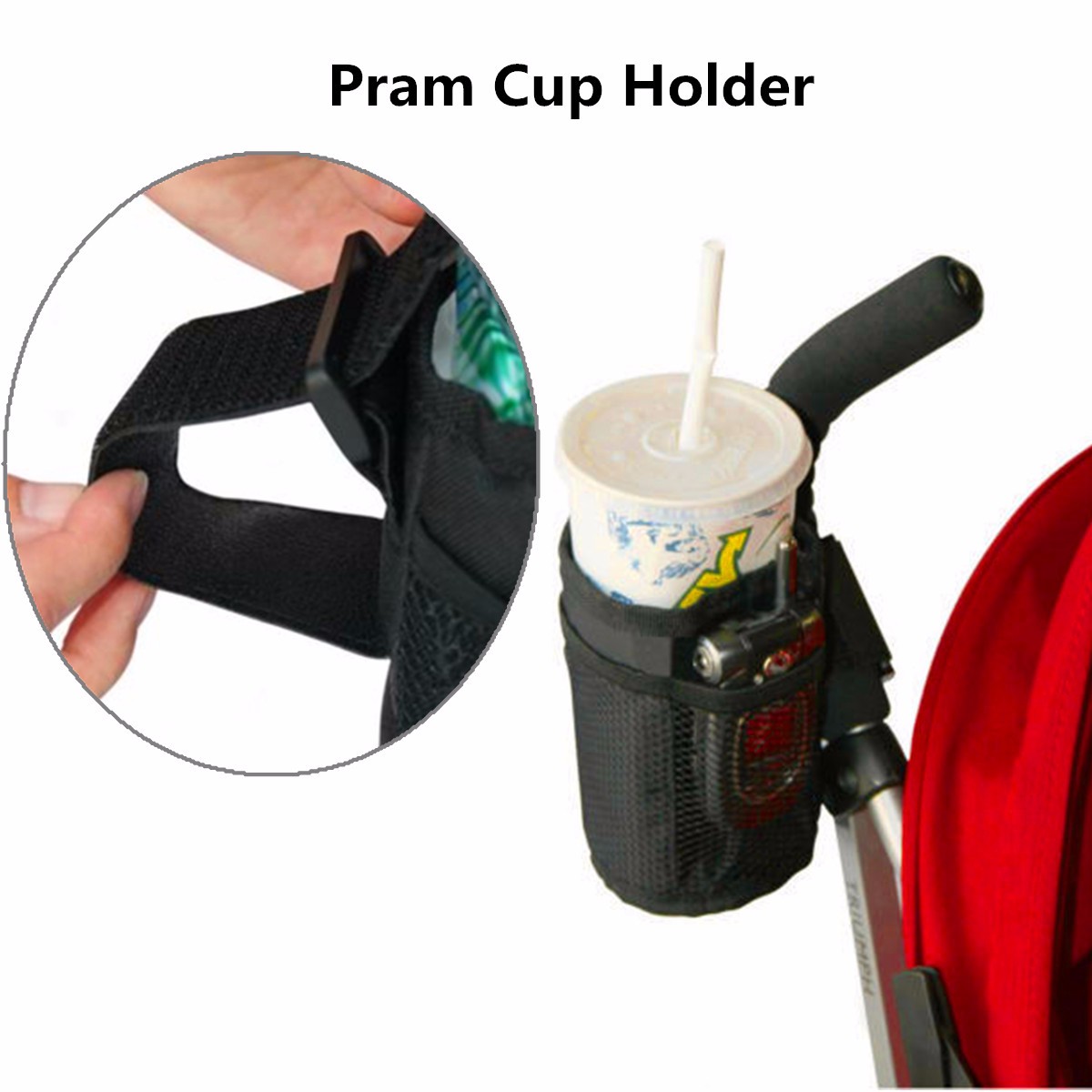 Umbrella Stroller Car Special Waterproof Bags Mug Cup Holder Water Bottle Holder Waterproof 9x14cm -