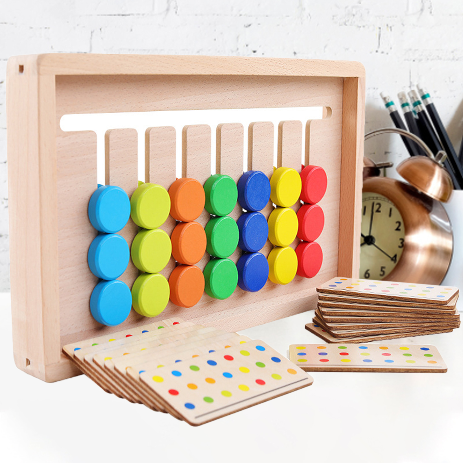 Color Matching Game Toy Scentless Color Matching Game Toy Children Teaching Aids Toy. 