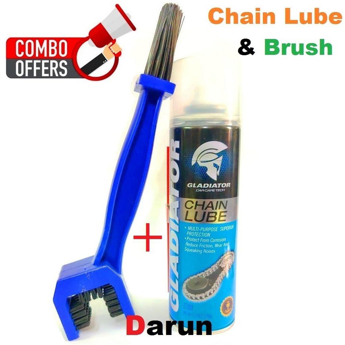 ASRYD Chain Lube Synthetic+Chain Cleaner+Bike Shiner With Brush Motorcycle  chain Lube+Cleaner+Shine Quality Assured (Pack of 3) 450ml Chain Oil Price  in India - Buy ASRYD Chain Lube Synthetic+Chain Cleaner+Bike Shiner With  Brush