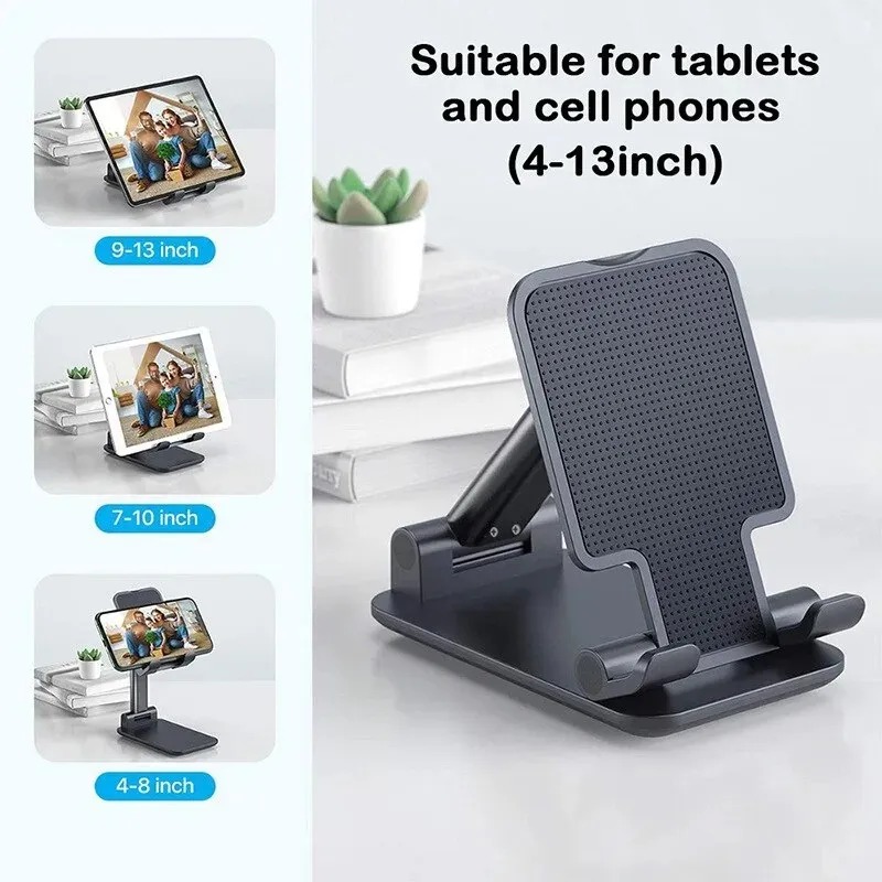 Mobile Phone Holder Stand Foldable Desktop Lazy Bedside Bracket Support. 