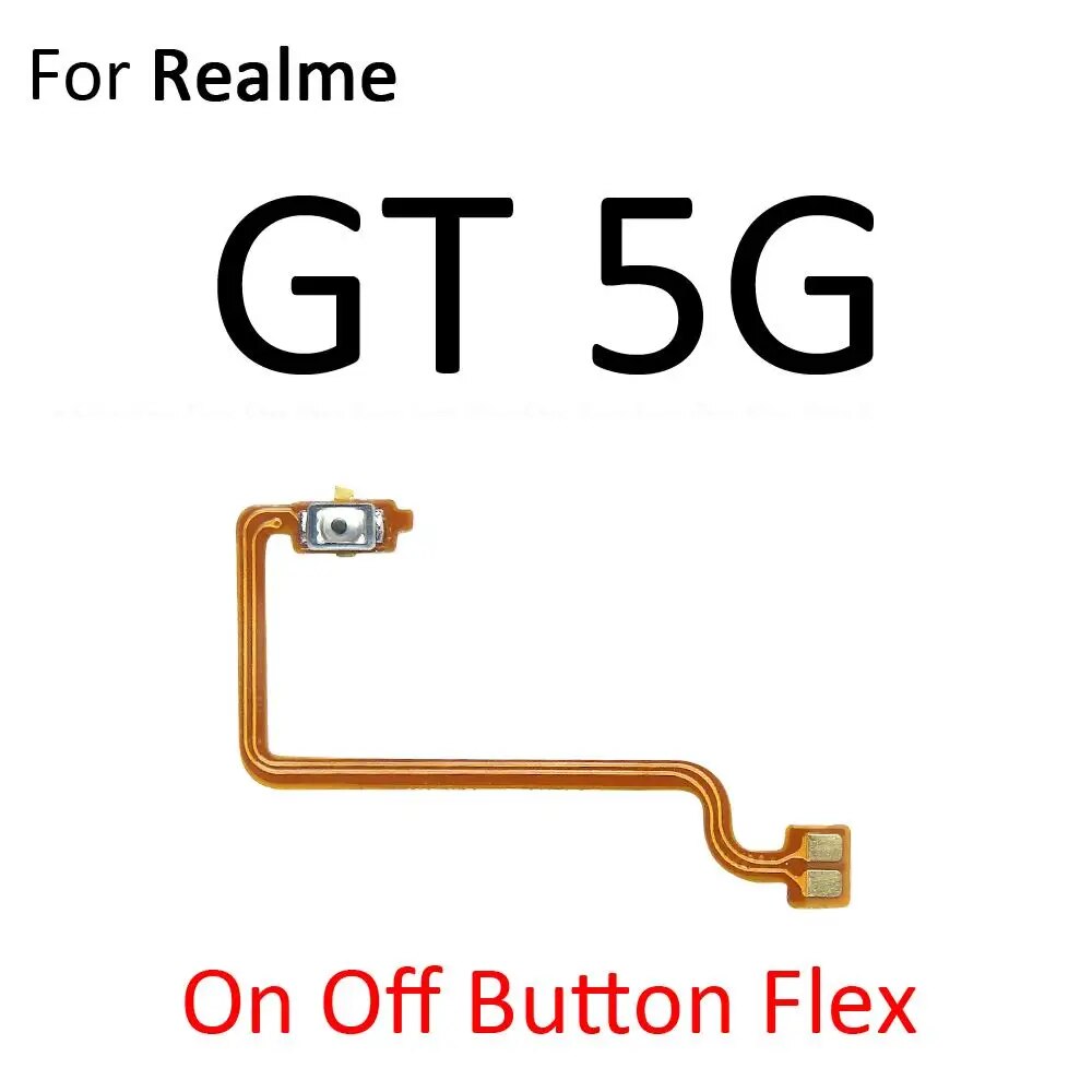 Switch Power ON OFF Key Mute Silent Volume Button Ribbon Flex Cable For OPPO Realme Narzo 30 30A GT Master Neo Replacement Parts. 