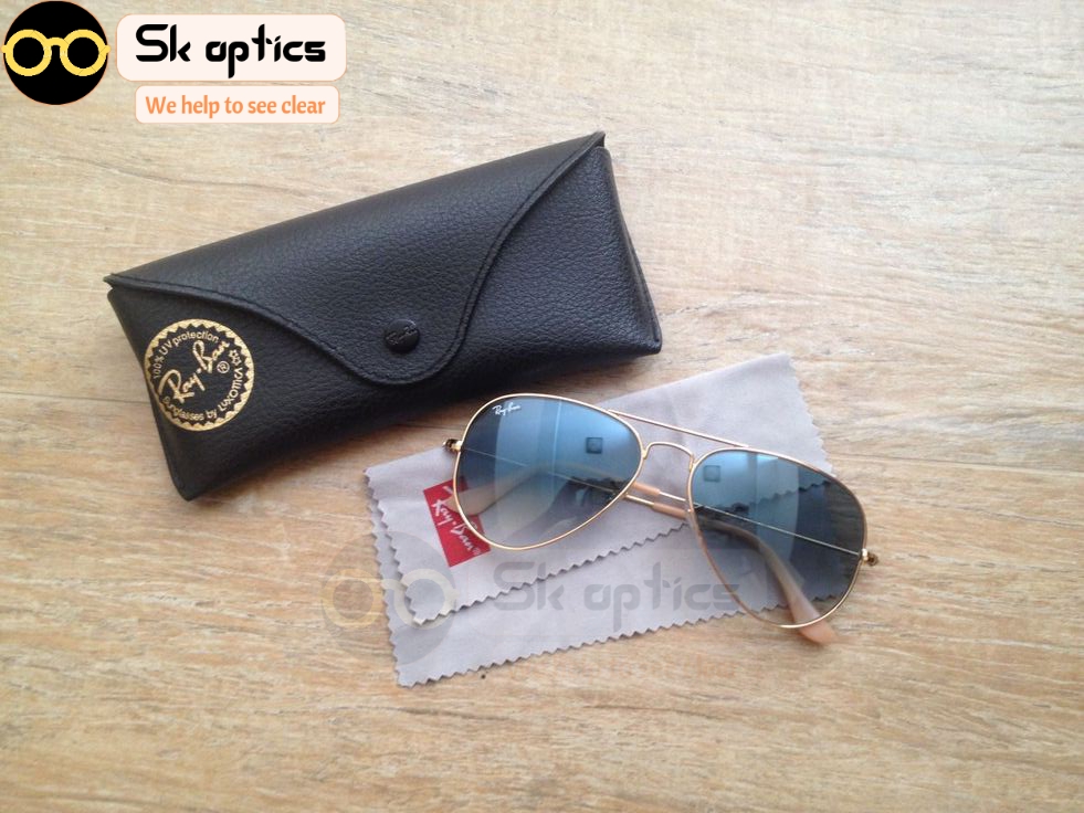 golden color ray ban aviator sunglasses metal body lens diamond hard glass model 3026 comfortable bazoo holds suitable for most face shapes and comfortable to wear sunglasses(one pies) for men and women(free brand box). 