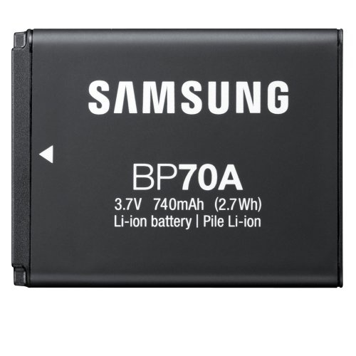 Samsung Digital Camera Battery BP70A for Samsung DV150F, ES65, ES70, ES80, MV800, PL120, PL170, PL20 and more. 