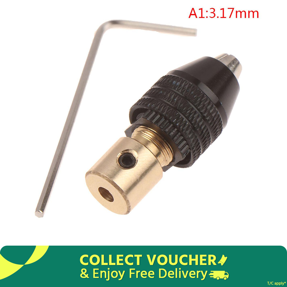 Universal Drill Bit Adapter Electric Drill Chuck Tool Set Universal Hexagon Handle Round Handle Three-jaw Screwdriver Screwdriver Adapter 0.3-3.5mm. 