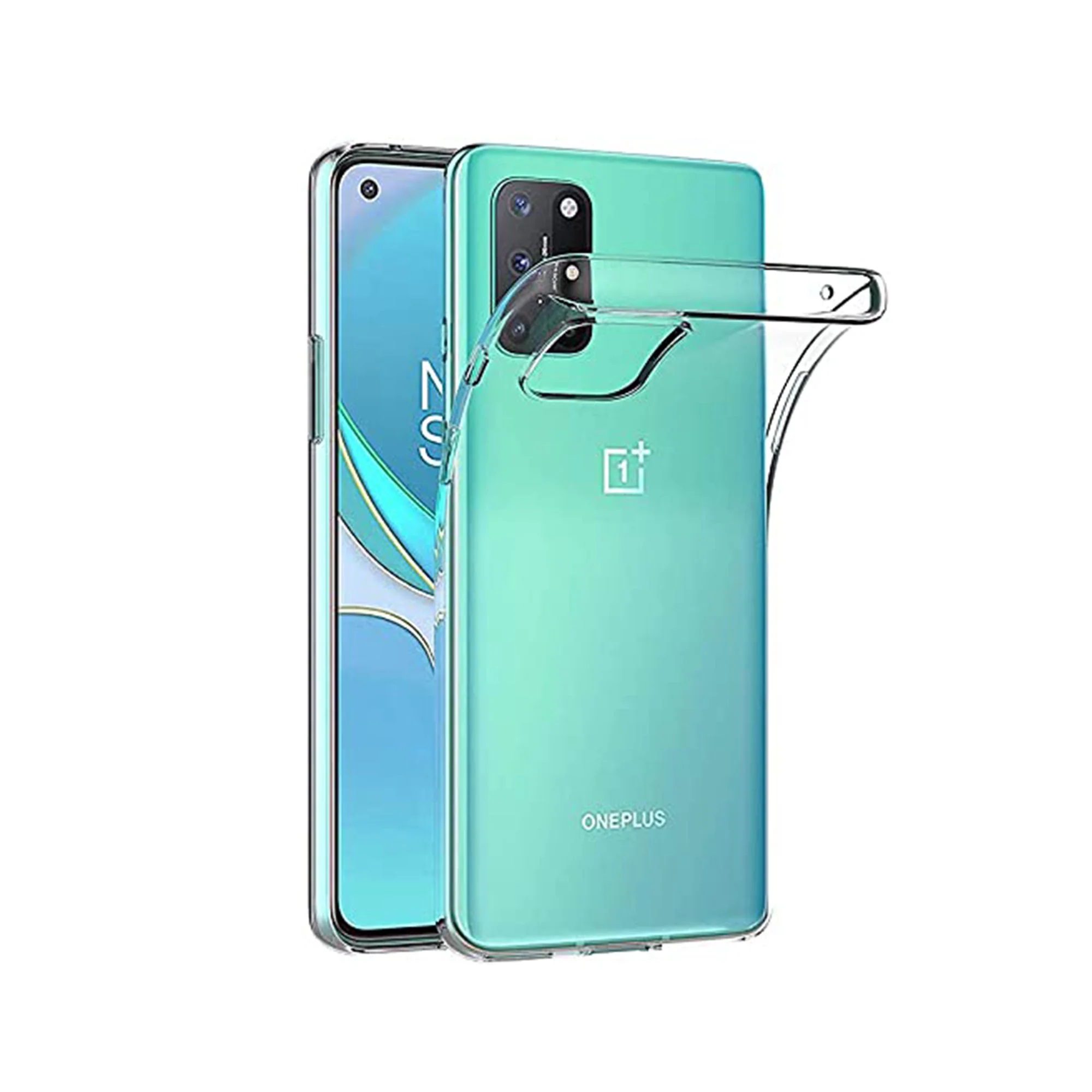 OnePlus 8T Exclusive Soft Silicone Transparent TPU Back Cover