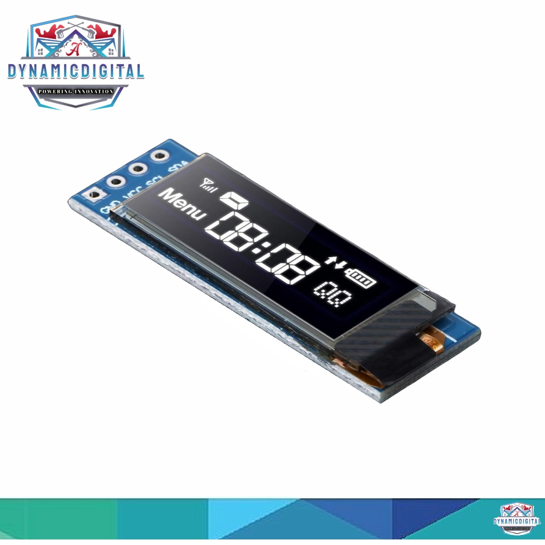 0.91 SSD1306 IIC I2C OLED LCD Display 128x32 3.3V5V AVR PIC STM32 Arduino. 