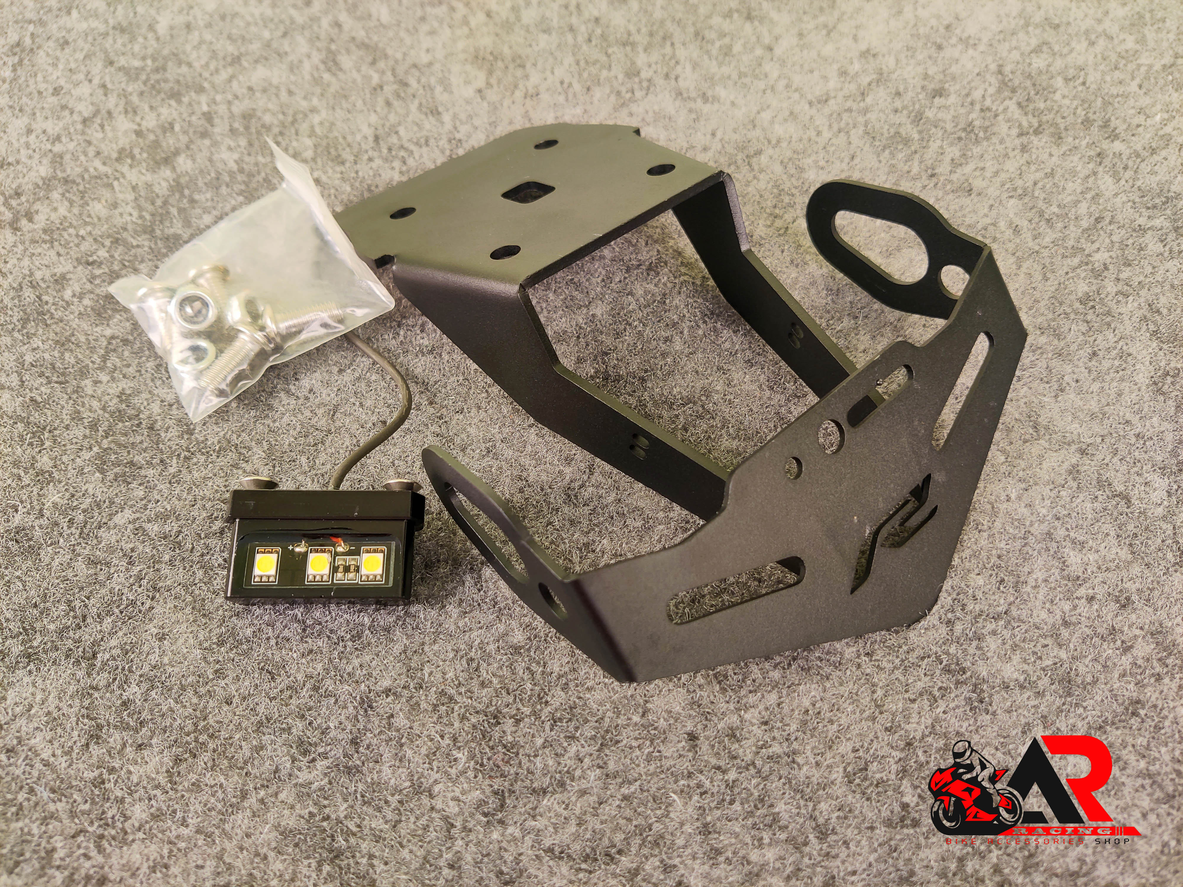Universal Tail Tidy Number plate Holder R15 GsxR CBR Apache 4V Pulsar NS. 