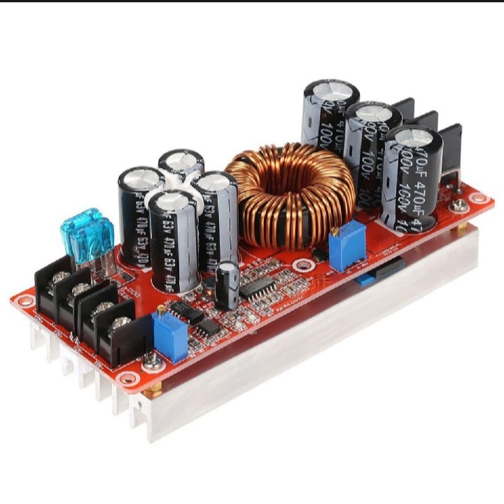 1200W Power Dc-Dc Converter Boost Step-Up Power Supply Module 20A In 8-60V Out 12-80V Adjustable_img_0 Details: Warranty no Power supply with double iron silicon aluminum 4 1.2MM pure copper wire super
