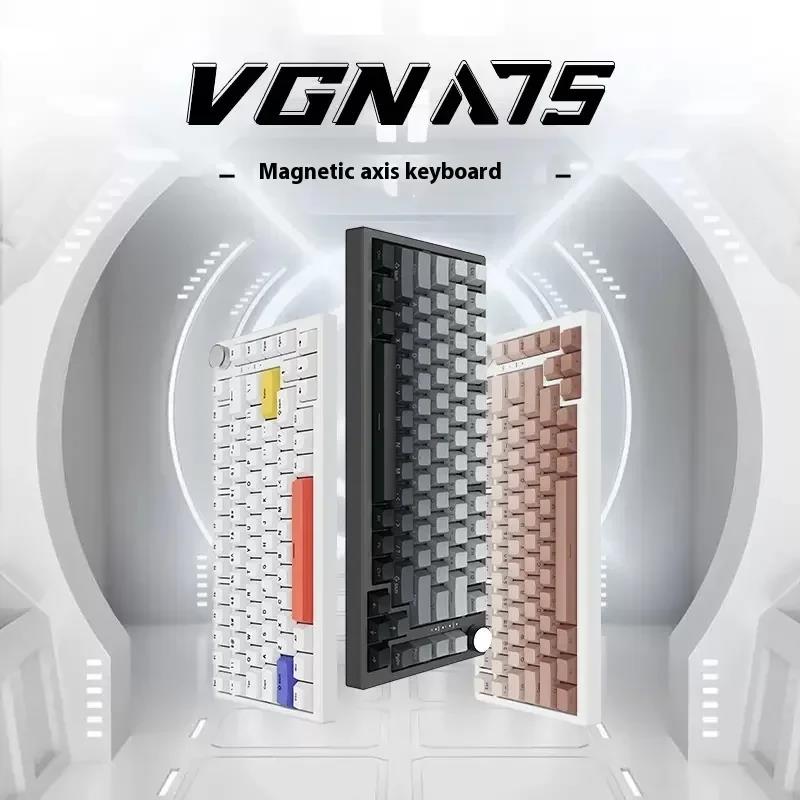 VGN A75 Magnetic Switch Mechanical Keyboard Customized Esports Valorant FPS Esports Game RT Hot Swap Gift