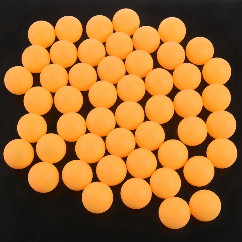 50 pcs 40 mm table tennis training balls, ping pong balls, Yelow/White Random. 