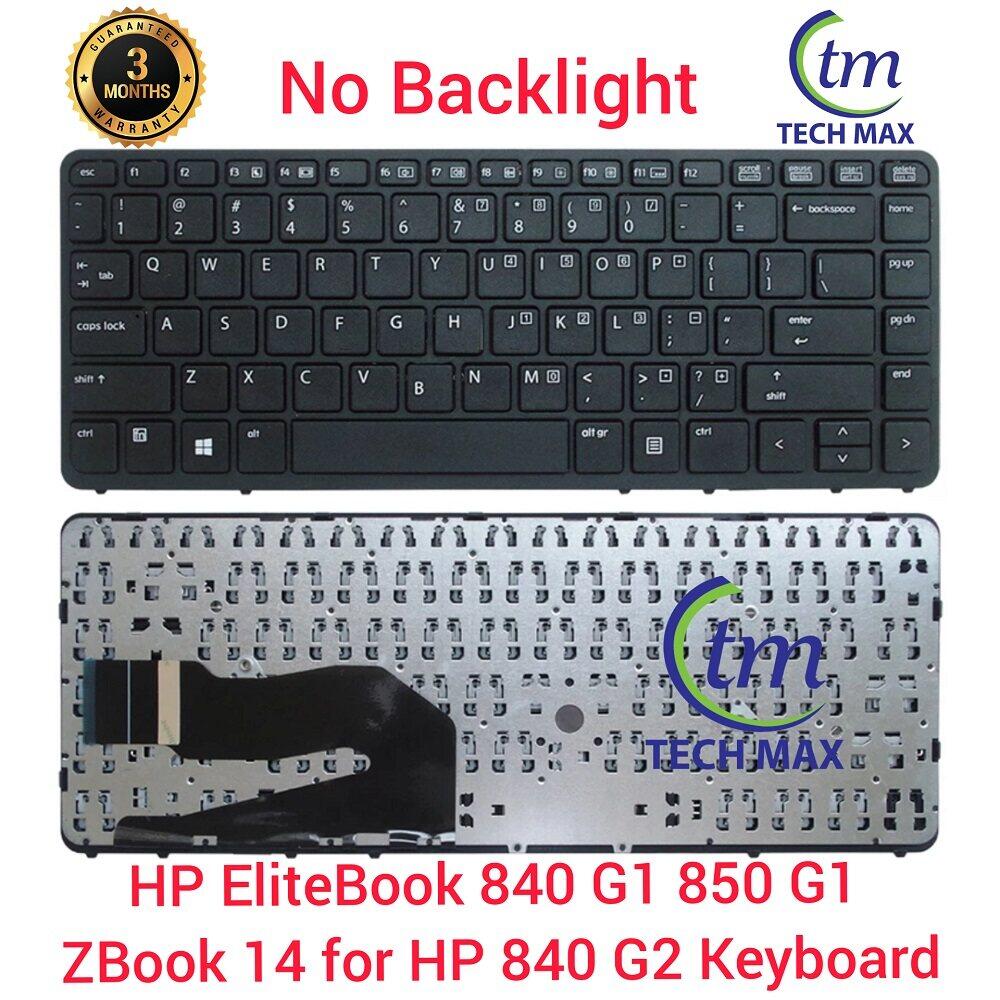 Laptop Keyboard For HP EliteBook 840 G1 850 G1 840 G2 850 G2 ZBook 14 for HP 840 G2 US - Without Backlit Keyboard with Frame. 