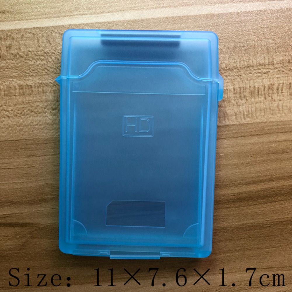 New 2.5 Inch Hard Disk Storage Box Strong Buckle Transparent Hard Drive Storage Case Multiple Colors PP Hard Drive Protective Cover SSD. 