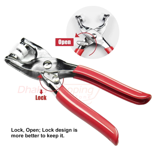 Five-prong Button Installation Tool Snap Tool Kit Metal Snap Ring Belt Fastening Pliers Clamping Tool Kit For Garment Sewing - New Canvas. 