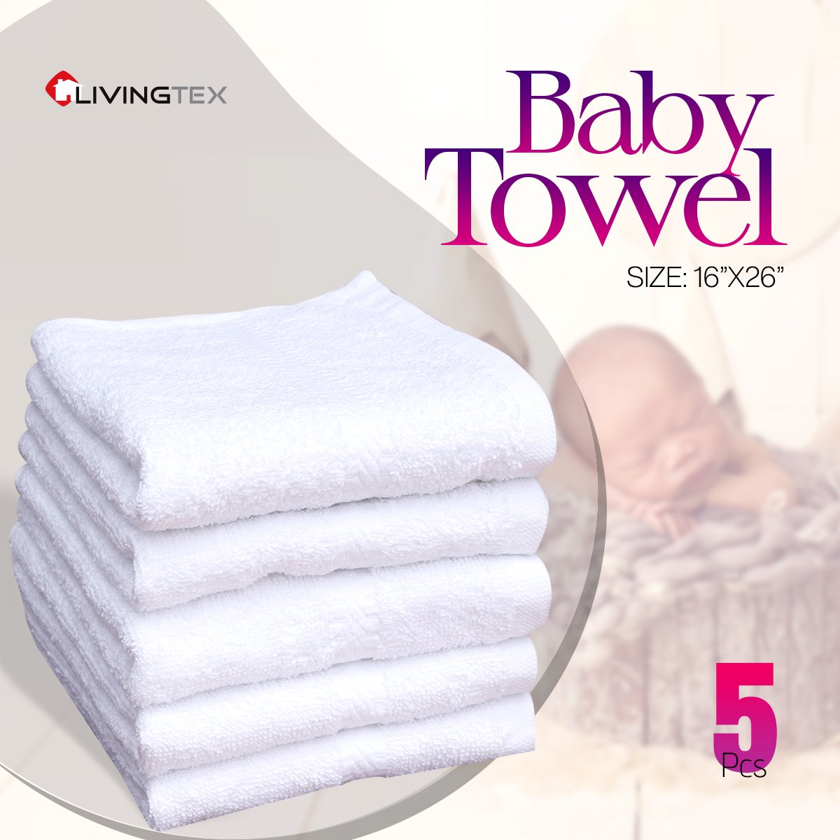 Baby towel daraz hot sale