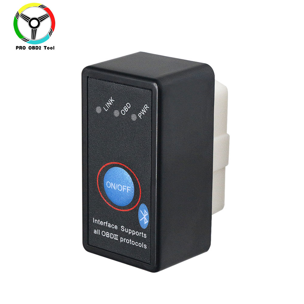 Quality ELM 327 Switch V2.1 Bluetooth OBD2 CAN-BUS  OBDII Protocols Diagnostic Tool Super Mini ELM327 v2.1 Car Scanner. 