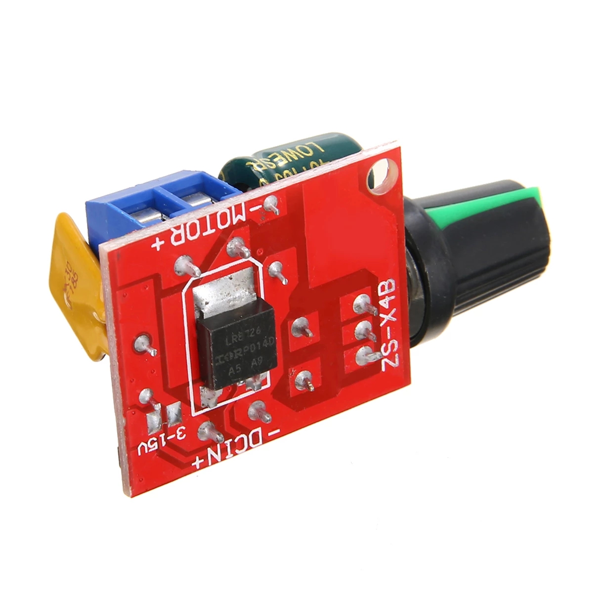 Electrical Motor Speed Controller Module 3-35V 12V 24V PWM DC Motor Speed Control Regulator Adjustable Switch LED Fan Dimmer- Red 2 Connector. 