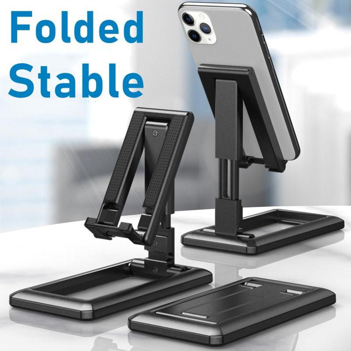 Adjustable Mobile Phone Desktop Stand Universal Metal Desktop Tablet Holder Foldable Extend Support Desk Mobile Phone Holder For Live Video, Fb Live, Watch Video - Phone Stand