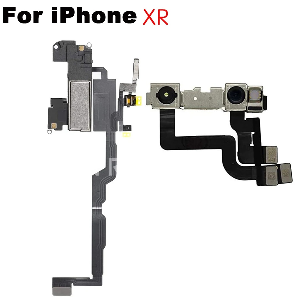 Ear Speaker With Microphone Flex For iPhone X XR XS Max Front Camera With Sensor Flex Cable NO Face ID. 