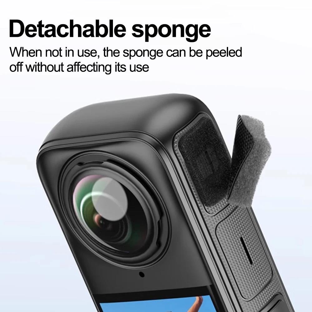 12PCS Noise-Reducing Windproof Cotton For Insta360 X4 Camera Microphone Wind Muff Outdoor Action Video Windshield Sponge. 