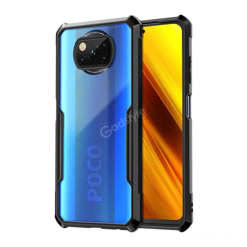 xundd For Xiaomi Pocophone Poco X3/ x3 NFC CaseShockproof Cover, Fitted Cases, Transparent Shell,