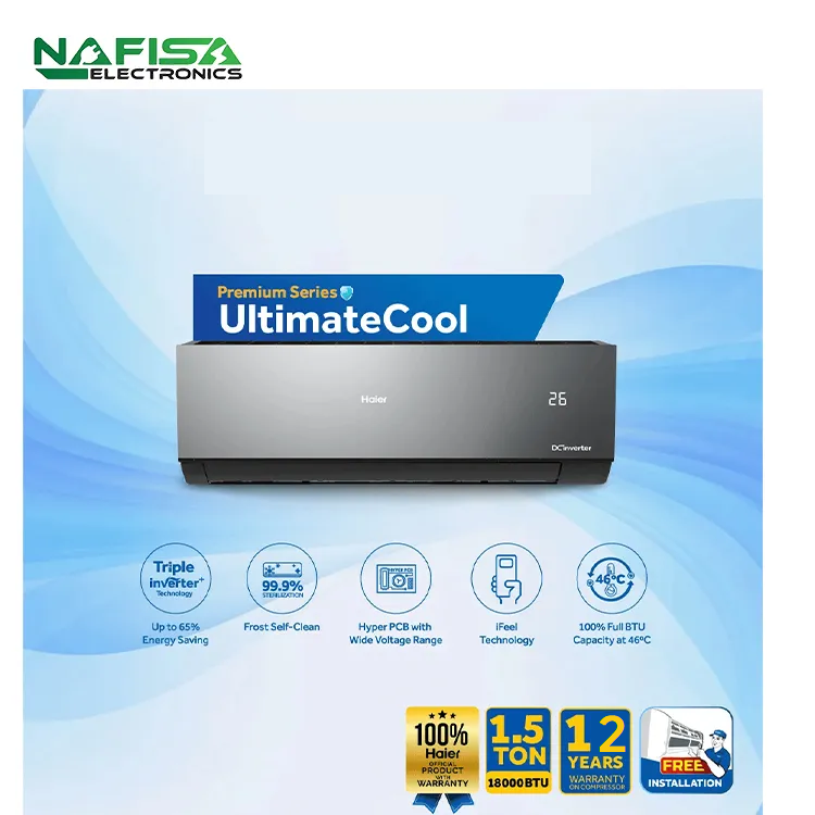 Haier 1.5 Ton UltimateCool Inverter AC (HSU-18UltimateCool:(INV)(UV)(Wifi)(QF))