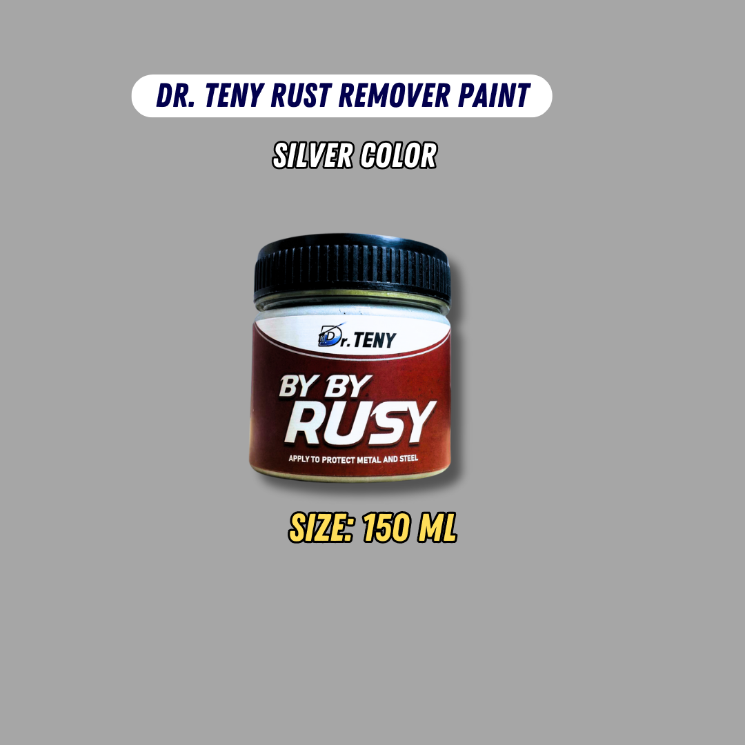 Dr Teny Anti-Rust Paint For Metal-Multiple Colors To Choose, By By Rusy, dr teny Rust Preventative Coating, Water-Based Metal Rust Remover, Water Based Metallic Paint, Anti Rust Paint For Metal 150 ML and 500 ML. 