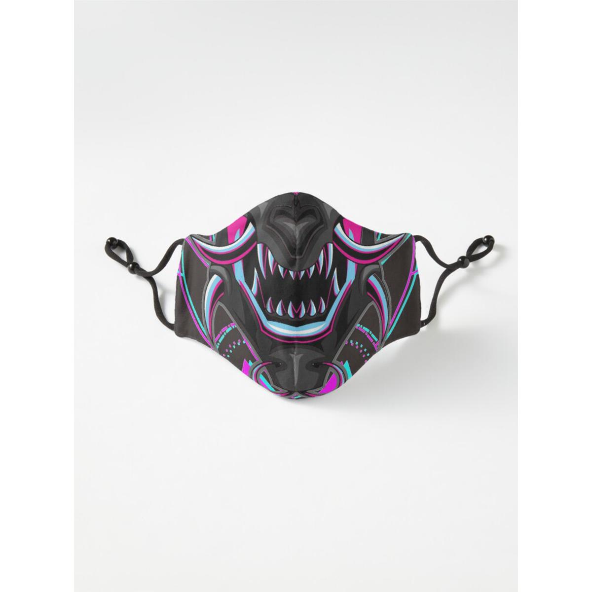 Yokai Oni Masked Samurai Anime Series Stylish FaceMask For Men And Women