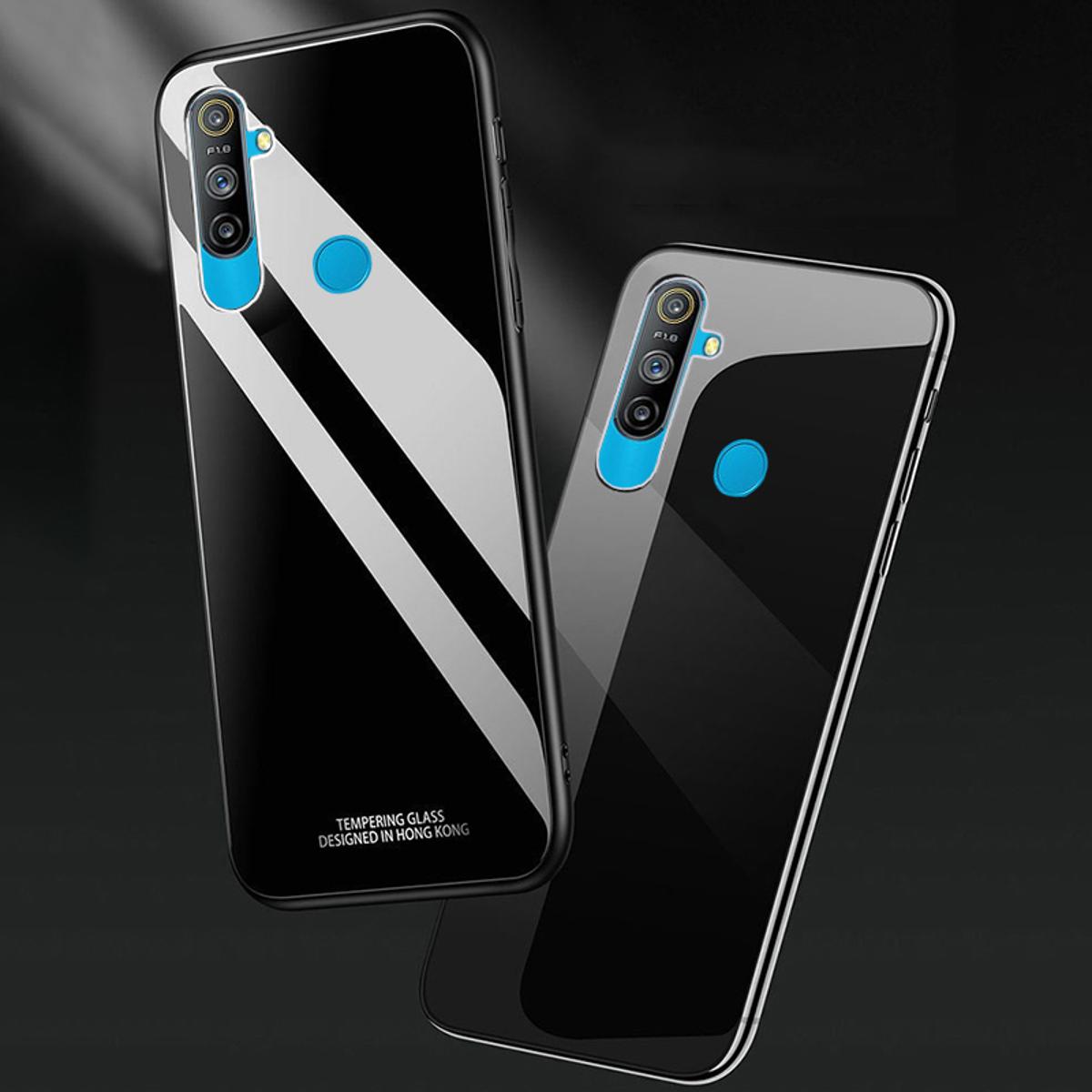 Realme Narzo 20A - (100% Premium Quality) DESIGNED IN HONG KONG Scratchproof Tempered Glass Case Back Cover Casing ..